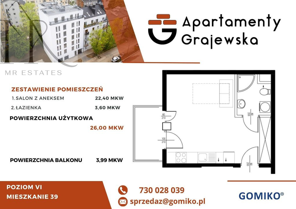 Mieszkanie Sprzedaż Warszawa Praga-Północ Grajewska 1