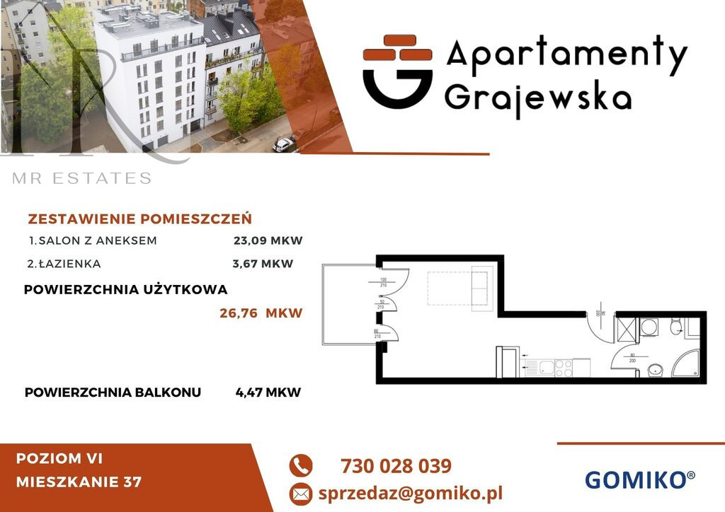 Mieszkanie Sprzedaż Warszawa Praga-Północ Grajewska 2