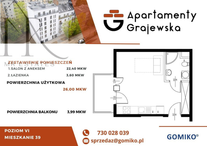 Mieszkanie Sprzedaż Warszawa Praga-Północ Grajewska 1